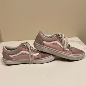 pink vans (a little dirty/worn down)